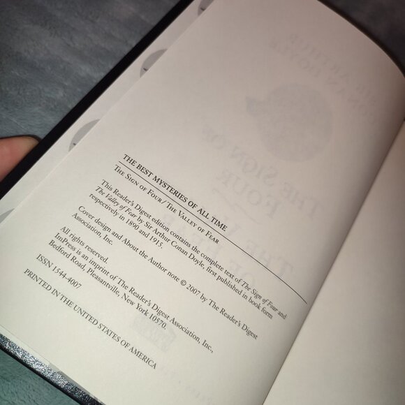 Book Sir Arthur Conan Doyle Collectible Mystery Sign of Four Valley of Fear - Picture 5 of 8